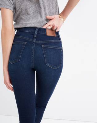 High-Rise Skinny Jeans in Hayes Wash
